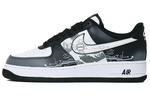 Кастомизированные кроссовки Nike Air Force 1 Skateboarding Shoes Men, черный - фото
