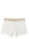 Versace комплект из двух боксеров с логотипом, белый - фото 2