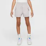 Шорты для девочек Nike Sportswear, серый - фото 3