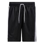 Шорты side stripe printing loose shorts black Adidas, черный - фото