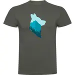 Футболка Kruskis Wolf, зеленый - фото