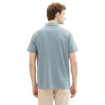 Поло с коротким рукавом Tom Tailor Basic Contrast, синий - фото 2