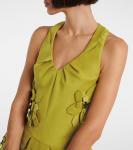 Расшитое мини-платье Shushu/Tong, Olive - фото 4