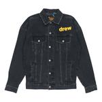 Куртка chenille mascot patch trucker jacket 'black' Drew House, черный - фото 2