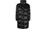 Пуховик женский черный Moncler - фото