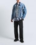 Джинсовая рубашка Versace, синий - фото 2