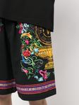 Versace Jeans Couture спортивные шорты с абстрактным принтом, черный - фото 3