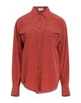 Рубашка Brunello Cucinelli, кирпичный - фото