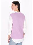 Свитер-жилет usha BLUE LABEL, цвет lilac - фото 4