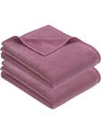 Одеяло Erwin Müller Wohn 2er Pack Triest, цвет orchidee - фото