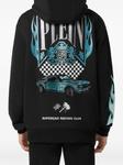 Толстовка Philipp Plein Flame Racing, черный - фото 4
