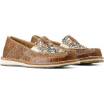 Лоферы Ariat Cruiser, цвет Brown Floral Emboss 1 - фото