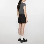 Шорты twill Acne Studios, черный - фото 2