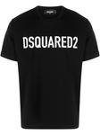 DSQUARED2 футболка с логотипом, черный - фото