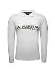 Футболка поло La Martina, белый - фото