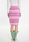 Юбка до колена IZIA Strick, розовый - фото 4