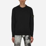 Свитер lambswool crew neck knit 'black' Stone Island, черный - фото 3