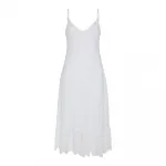 Платье Pieces Vilde sleeveless long, белый - фото 3