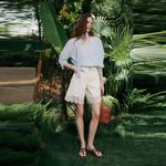 ELLE Джинсовые шорты Women's White Moderate - фото 8