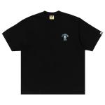 Футболка BAPE College One Point Relaxed Fit Tee 'Black' - фото