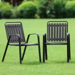 Yu Senyi Складной стул с черной сеткой - фото 2