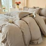 LUOLAI HOME Комплект постельного белья, 180 см, 4 предмета - фото 3