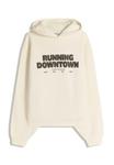 Худи Bershka Hoodie, Beige - фото 4