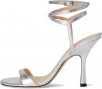 Туфли Stuart Weitzman Nudist Wrap 100, Silver - фото 4