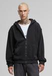 Толстовка Urban Classics Zip-up sweatshirt, Black - фото
