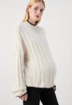 Джемпер OLMCHICK STITCH HIGHNECK  ONLY MATERNITY, серый - фото 3
