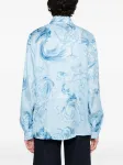 Рубашка с принтом Versace Jeans Couture, синий - фото 4