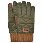 Перчатки из полиэстера Men's Olive Green UGG, оливковый зеленый - фото