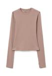 Топ UTOPJA Long sleeved top, Light Brown - фото 4