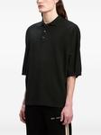 Palm Angels рубашка поло с логотипом, черный - фото 4