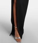 Расшитое платье Balmain, Noir/Crystal - фото 5