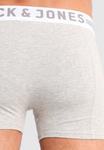 Трусики SENSE TRUNKS 3 PACK Jack & Jones, цвет white/light grey melange - фото 3