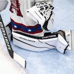 BAUER Детский набор вратаря GSX для хоккея с защитой груди, щитками, перчатками и клюшкой - размер L - фото 4