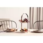 Этажерка CUCINA, 2 уровня - высота 32 см Многоярусная сервировочная этажерка для подачи и презентации Leonardo, серебристый/прозрачный - фото 4