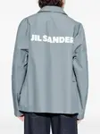 Хлопковая куртка Jil Sander, синий - фото 4