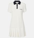 Мини-платье из хлопка Miu Miu, Bianco - фото