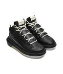 Кроссовки кожаные Emporio Armani, черный - фото 3