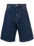 Джинсовые шорты с нашивкой-логотипом Carhartt WIP, синий - фото