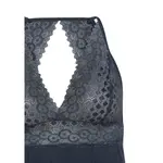 Пеньюар LASCANA с прозрачным кружевом, синий - фото 5