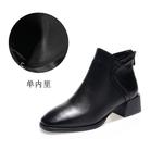 Devanro Черные женские ботильоны, цвет Black - фото 4