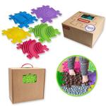 Сенсорный коврик WOOPIE Ортопедический пазл 5 шт. - фото