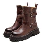 Ботильоны женские Mata, коричневый - фото 3