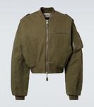 Куртка-бомбер А-4 из хлопчатобумажной ткани Entire Studios, Army - фото