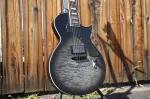 ESP LTD DELUXE EC-01FT - Шестиструнная электрогитара Charcoal Burst Satin (2025) - фото 5