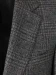 Однобортный пиджак в клетку Canali, серый - фото 3