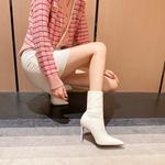 CZRSK Белые женские ботильоны, цвет White - фото 3